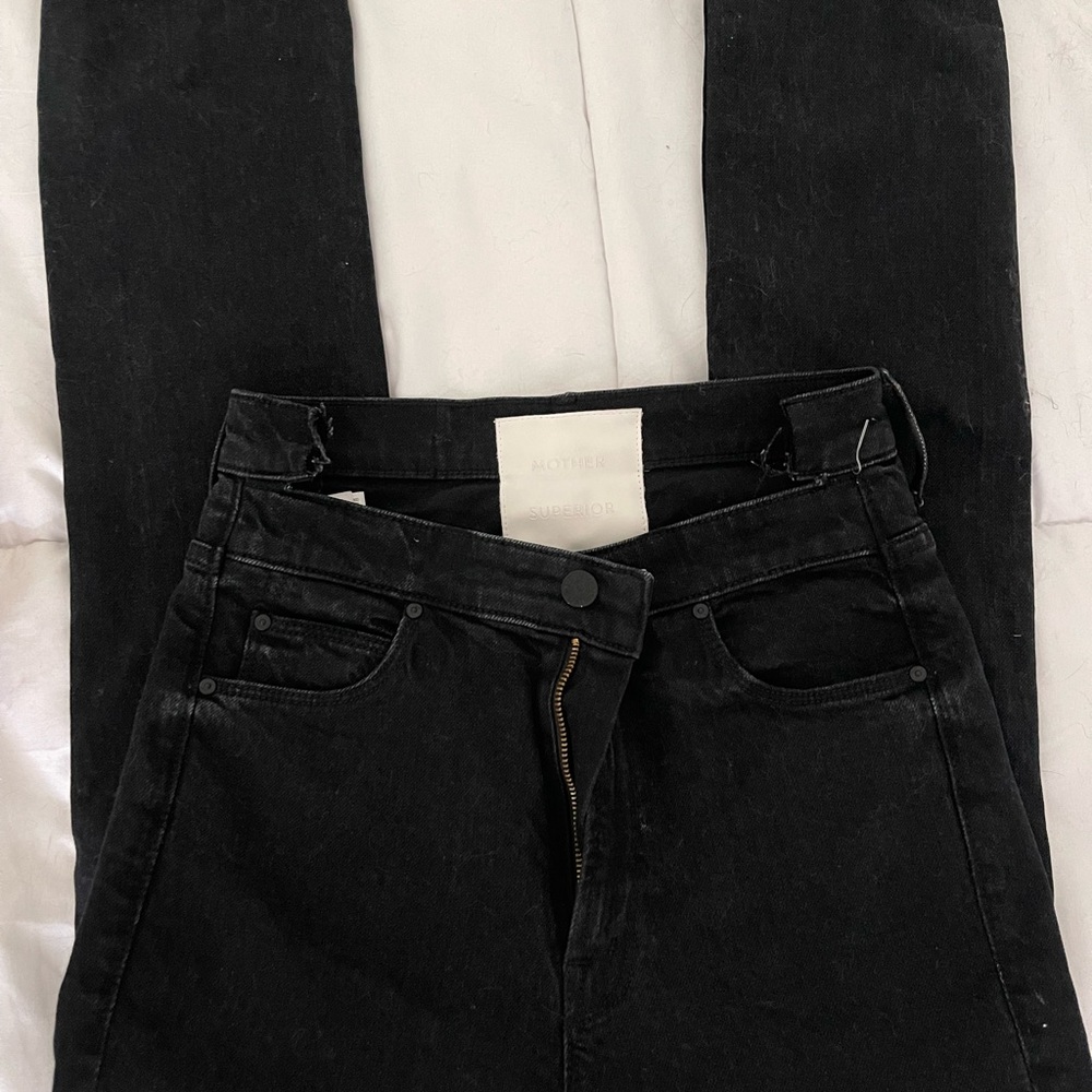 MOTHER black jeans